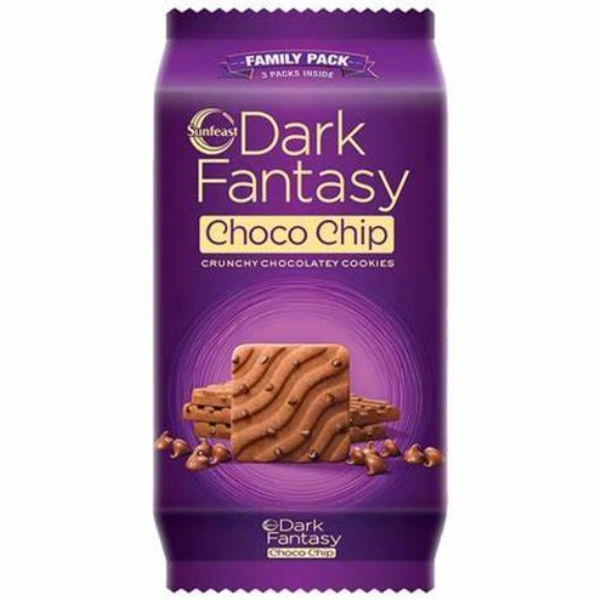 Sunfeast Dark Fantasy Choco Chip Cookies: 350 gms